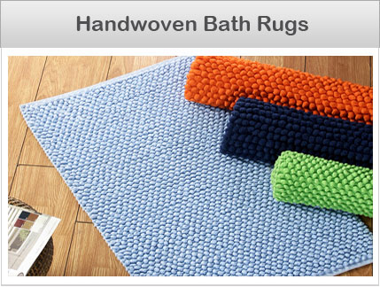 handwoven bathmats